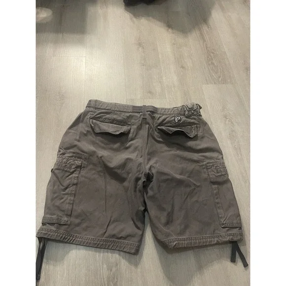 COUNTER CULTURE Vintage Utility Cargo Shorts 36 skater raver hip hop 90s 00s y2k - Picture 10 of 15